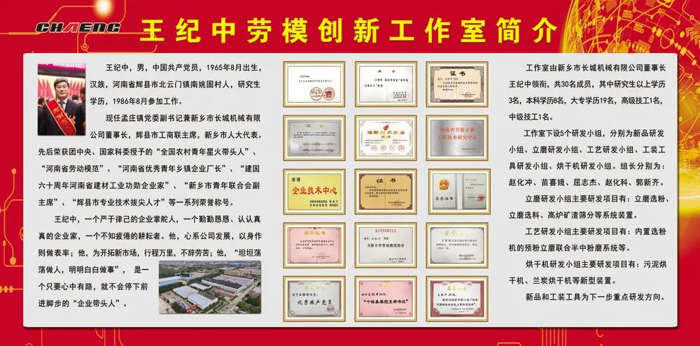 王紀中勞模創新工作室簡介 王紀中勞模創新工作室簡介