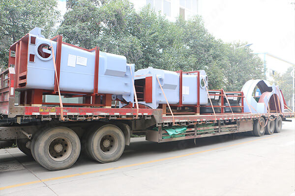 GRMS33.31礦渣/水泥立磨發貨現場