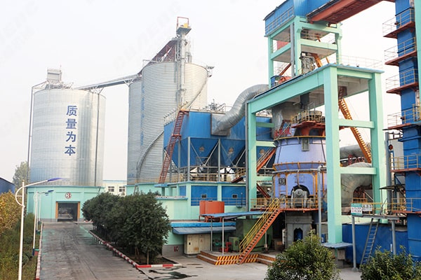 新鄉長城機械礦粉生產線示范基地