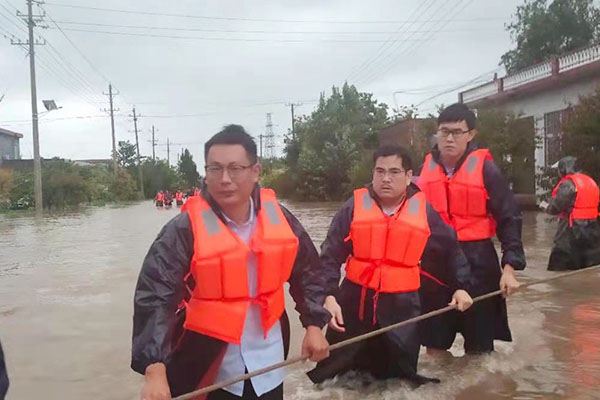 新鄉長城機械組織救援工作