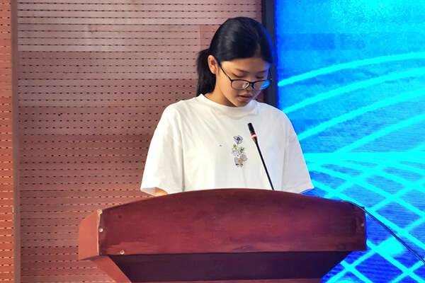 北京大學錄取生常靖發表獲獎感言