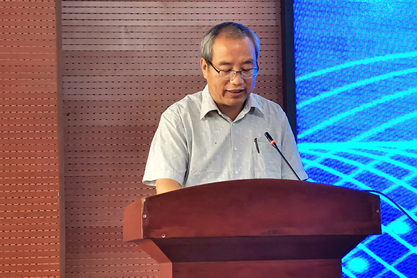 *教師團隊代表——魏子貴發言