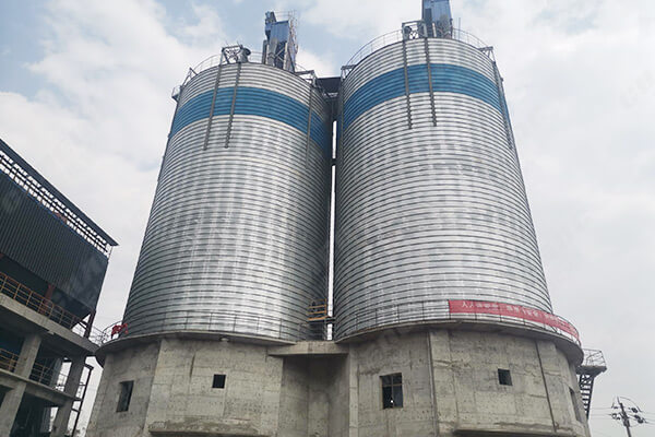 年產45萬噸鋼渣微粉總包生產線成品倉 年產45萬噸鋼渣微粉總包生產線成品倉