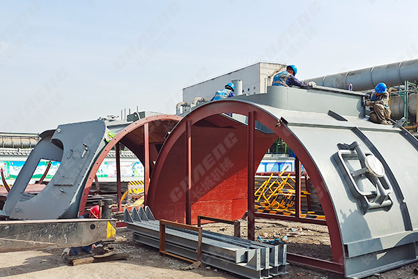 沙鋼年產60萬噸鋼渣微粉生產線項目現場 沙鋼年產60萬噸鋼渣微粉生產線項目現場