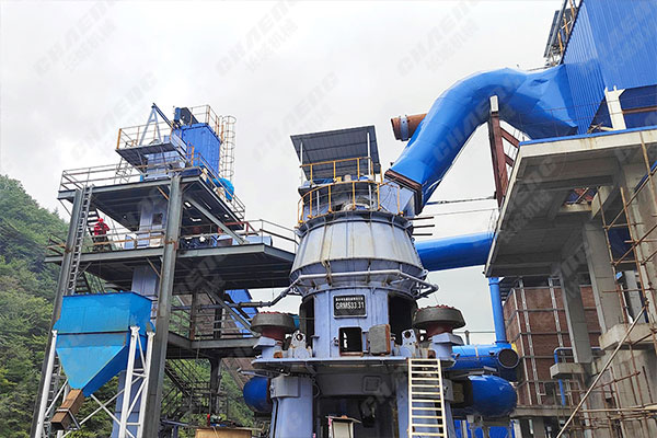 吉林年產30萬噸礦粉線項目安裝調試現場