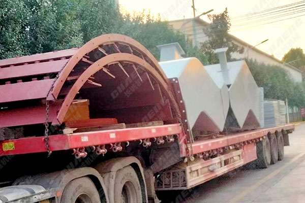 安徽年產60萬噸鋼渣線設備部件發貨 安徽年產60萬噸鋼渣線設備部件發貨